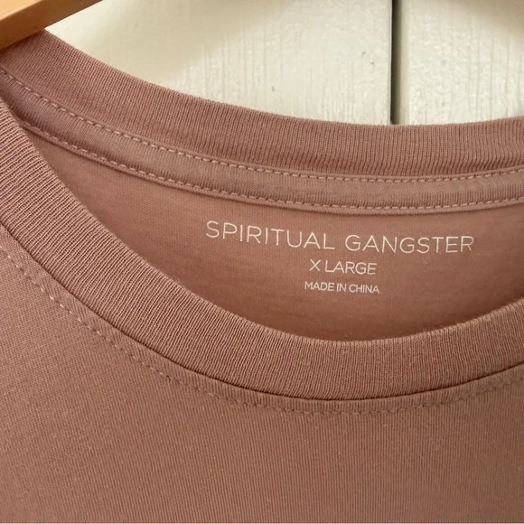 Spiritual Gangster Rose Pink Twist Front Tank - Picture 3 of 6